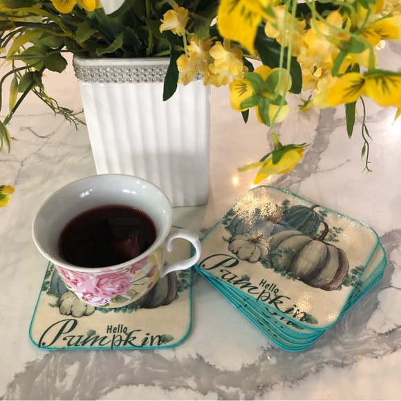 NEW! Farmhouse wood beverage coasters - Picture 5 of 6